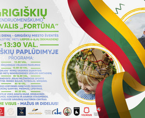 Grigiškių plakatas festivaliui Fortūna.