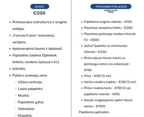 Privatus Kauno marių paplūdimys ir vandens pramogos šventėms / AquaSpot Kaunas / Darbų pavyzdys ID 3985785