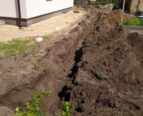 Visų tipų trinkelių klojimas - Drenažo įrengimas - 3 Drenažo įrengimas - Visų tipų trinkelių klojimas - 3