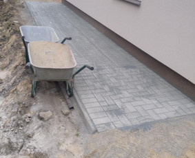Visų tipų trinkelių klojimas - Drenažo įrengimas - 1 Drenažo įrengimas - Visų tipų trinkelių klojimas - 1