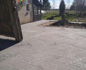 Visų tipų trinkelių klojimas, lietaus nevedimas. / Trinkeliu meistrai / Darbų pavyzdys ID 3986651
