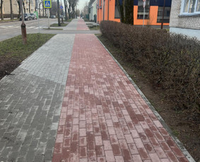 Visų tipų trinkelių klojimas, lietaus nevedimas. / Trinkeliu meistrai / Darbų pavyzdys ID 3986653