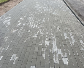 Visų tipų trinkelių klojimas, lietaus nevedimas. / Trinkeliu meistrai / Darbų pavyzdys ID 3986657