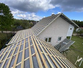 Stogo, darbai, irengimas, dengimas, renovacija, stogdengiai / Olegas statybos / Darbų pavyzdys ID 3990007