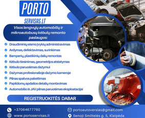Profesionalus kėbulo remontas ir dažymas / Portoservisas.lt / Darbų pavyzdys ID 3990879