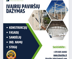 Patalpų, fasadų, konstrukcijų, stogų plovimas ir dažymas - Fasado dažymas - 1 Fasado dažymas - Patalpų, fasadų, konstrukcijų, stogų plovimas ir dažymas - 1