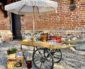 &Scaron;ventinės įrangos nuoma - &ldquo;Rustic" stalo ir dekoracijų nuoma &scaron;ventėms - 1