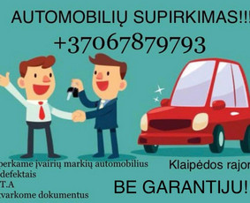 Parduok auto be garanriju! - Automobilių supirkimas - 1 Automobilių supirkimas - Parduok auto be garanriju! - 1