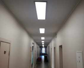 LED panelių montavimas
