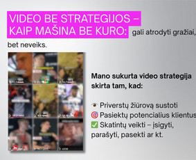 Soc. tinklų administravimas, video strategija ir reklama - Paslaugos verslui - 1 Paslaugos verslui - Soc. tinklų administravimas, video strategija ir reklama - 1