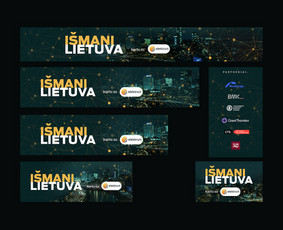 Logo, maketavimas, baneriai, web dizainas, prezentacijos - Banerių kūrimas - 4 Banerių kūrimas - Logo, maketavimas, baneriai, web dizainas, prezentacijos - 4