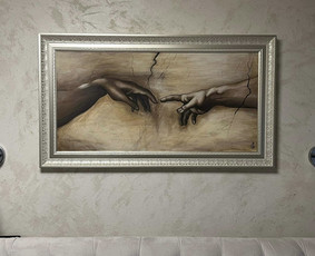 50x100cm drobė, akriliniai dažai. 2022
