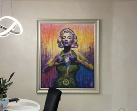 100x120cm drobė, akriliniai dažai. 2021