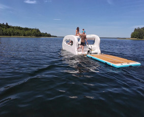 Nuomos paslaugos - Katamarano su elektriniu varikliu nuoma - 2