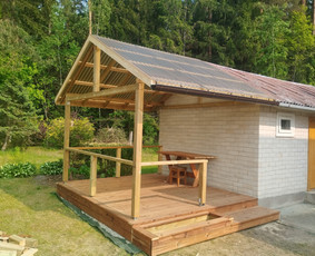Terasos,stoginės ,sandeliukai,kiti staliaus darbai / RIMVYDAS (INDIVIDUALI  VEIKLA) / Darbų pavyzdys ID 4002383