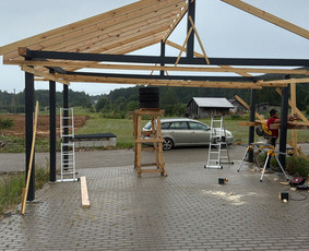 Karkasiniai statiniai, stoginės ir pavėsinės, terasos / Old Modern / Darbų pavyzdys ID 4002639