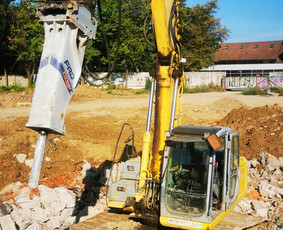 Žemės kasimas, lyginimas - Ekskavatoriu nuoma ir paslaugos - 4