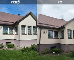 Trinkelių, stogo, fasado plovimas - Fasadų plovimas - 2 Fasadų plovimas - Trinkelių, stogo, fasado plovimas - 2
