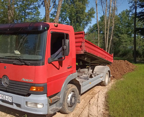 Vežam biriąsias medžiagos bei tvarkom sklypus / Scania / Darbų pavyzdys ID 4004115