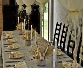 Stalo dekoras, dekoravimas - Švenčių dekoravimas ,dekoracijų nuoma,šampano staliukas - 2