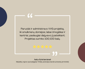 Es paramos paraiškų, verslo planų, projektų rengimas / Išmanūs finansai / Darbų pavyzdys ID 4005073