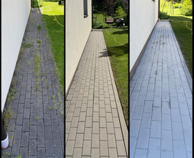 Fasadų ir trinkelių plovimas - Srautinis paviršių valymas kvarciniu smėliu - 1 Srautinis paviršių valymas kvarciniu smėliu - Fasadų ir trinkelių plovimas - 1