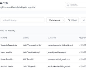 Programavimas, svetainių ir internetinių sistemų kūrimas - Paslaugos verslui - 2 Paslaugos verslui - Programavimas, svetainių ir internetinių sistemų kūrimas - 2