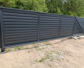 Kalviški gaminiai Tvoros Vartai Stumdomi turėklai stogeliai / Vladislav Zarumnyj / Darbų pavyzdys ID 4007911