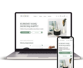 Interneto svetainių kūrimas ir web dizainas / Kuriuvizija.lt / Darbų pavyzdys ID 4009447