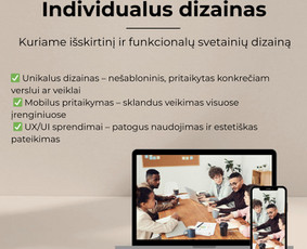 Nuo Jūsų idėjos iki veikiančio projekto vos vienas žingsnis - Svetainių dizainas (web design) - 1 Svetainių dizainas (web design) - Nuo Jūsų idėjos iki veikiančio projekto vos vienas žingsnis - 1