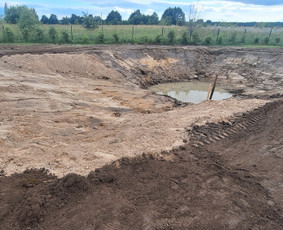Tvenkinių, prūdų kasimas, valymas - Sklypų lyginimas.vejos irengimas apželdinimo darbai - 2