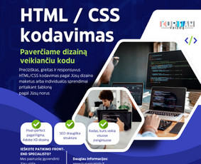 Nuo Jūsų idėjos iki veikiančio projekto vos vienas žingsnis - Interneto svetainių kūrimas - 4 Interneto svetainių kūrimas - Nuo Jūsų idėjos iki veikiančio projekto vos vienas žingsnis - 4