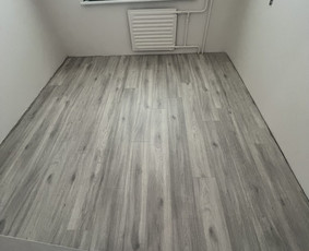 Laminato, Vinilo ir kitų dangų įrengimas. / Grindų meistrai / Darbų pavyzdys ID 4011383