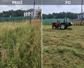 Žolės pjovimas / Žemės frezavimas kiti Gerbuvio darbai / VšĮ Heide / Darbų pavyzdys ID 4015835