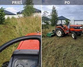 Žolės pjovimas / Žemės frezavimas kiti Gerbuvio darbai / VšĮ Heide / Darbų pavyzdys ID 4015847