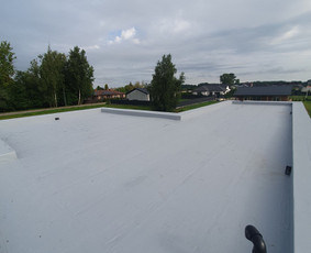 Plokščių Stogų Dengimas Pvc, Epdm ir bitumine Danga / Tvirti stogai / Darbų pavyzdys ID 4016691