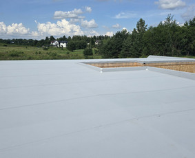 Plokščių Stogų Dengimas Pvc, Epdm ir bitumine Danga / Tvirti stogai / Darbų pavyzdys ID 4016697