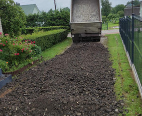 Vežam biriąsias medžiagos bei tvarkom sklypus / Scania / Darbų pavyzdys ID 4019571