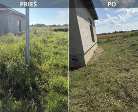 Žolės ir vejos pjovimas vėjapjove ir trimeriu. - Aplinka, sodas - 3 Aplinka, sodas - Žolės ir vejos pjovimas vėjapjove ir trimeriu. - 3