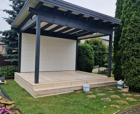 Stoginės, stoginių gamyba - Karkasiniai namai,terasos stogin ir kiti statiniai iki raktų - 4