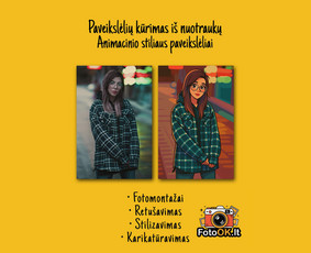 Nuotraukų retušavimas ir senų nuotraukų restauravimas / M. D. / Darbų pavyzdys ID 4021463