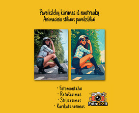 Nuotraukų retušavimas ir senų nuotraukų restauravimas / M. D. / Darbų pavyzdys ID 4021473