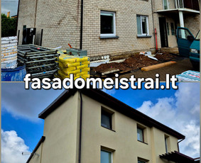 Fasadų šiltinimas ir apdaila. Klaipėda. / Saulius Fasadai / Darbų pavyzdys ID 4022173