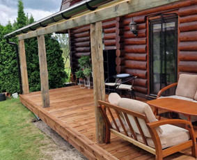 Terasos, karkasiniai statiniai, vent. fasadai, sandeliukai. / NETIKRI BROLIAI / Darbų pavyzdys ID 4023487