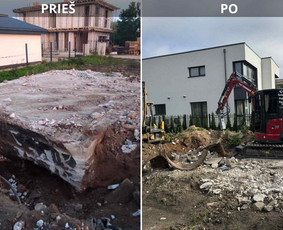 4t Mini ekskavatoriaus,bobcat.polių grežimas.griovimas / Spec. technikos nuoma Vilnius / Darbų pavyzdys ID 4024477