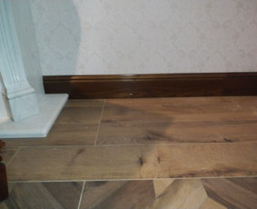 Vidaus apdailos darbai - Grindjuosčių montavimas - 2 Grindjuosčių montavimas - Vidaus apdailos darbai - 2