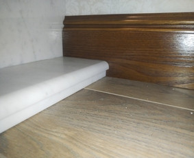 Vidaus apdailos darbai - Grindjuosčių montavimas - 1 Grindjuosčių montavimas - Vidaus apdailos darbai - 1