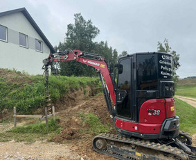 4t Mini ekskavatoriaus,bobcat.polių grežimas.griovimas / Spec. technikos nuoma Vilnius / Darbų pavyzdys ID 4025659