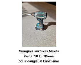 Įrankiu nuoma / Tomas Kazlauskas / Darbų pavyzdys ID 4026593