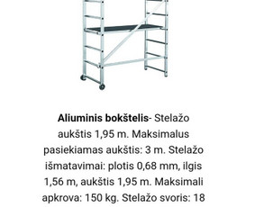 Įrankiu nuoma / Tomas Kazlauskas / Darbų pavyzdys ID 4026597